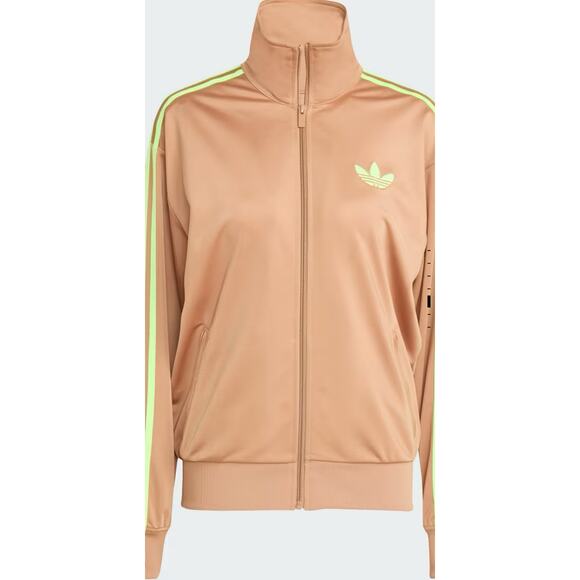 NEW ADIDAS Adibreak Firebird Set Women Large Cardboard/Green - Picture 9 of 11